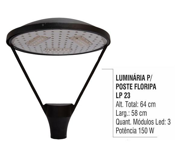 Luminária para Poste Floripa - LED